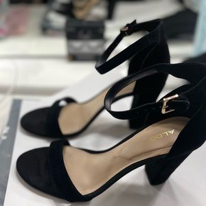 Also block black heels